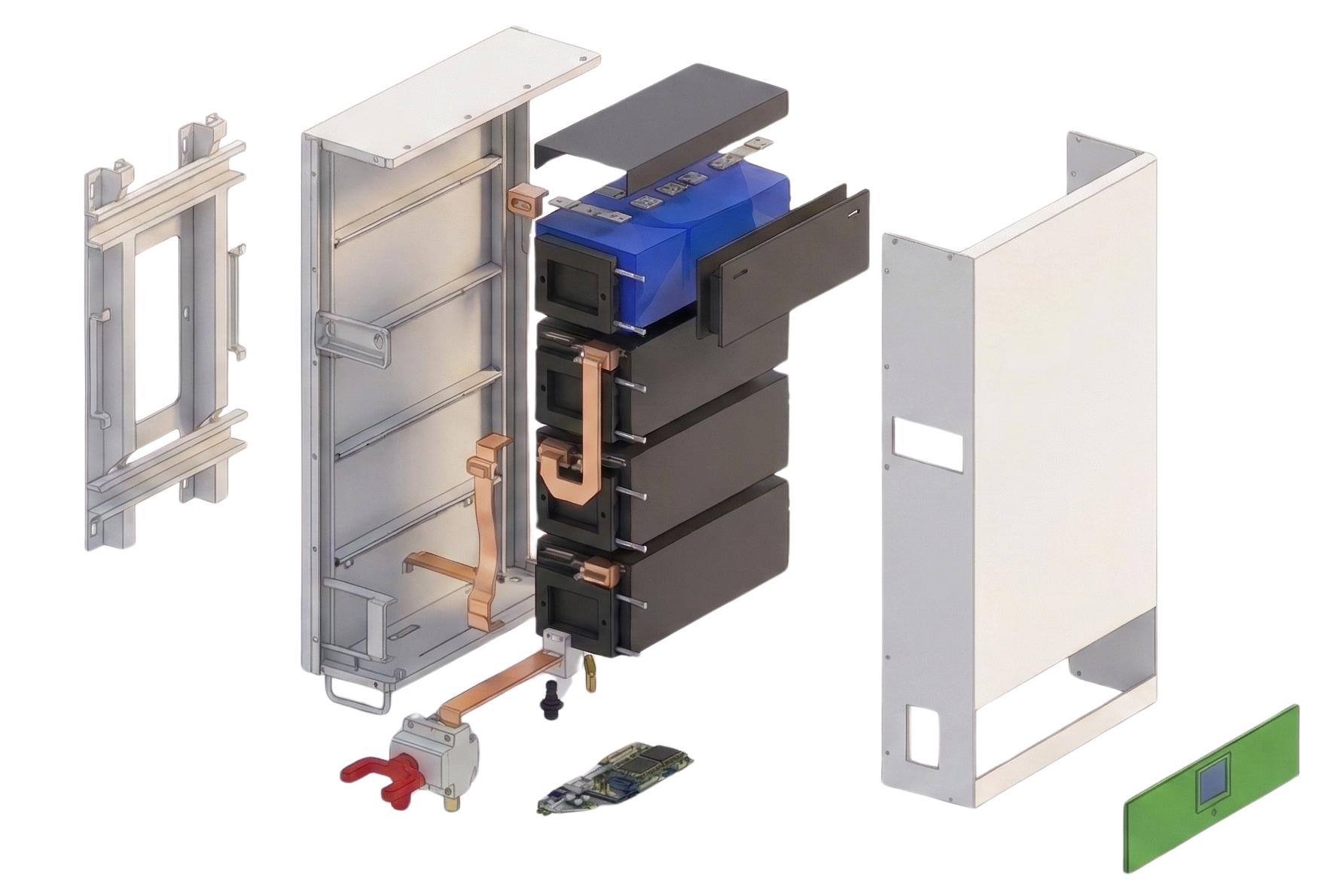 Rayamp technician reviewing a residential solar setup for a battery upgrade